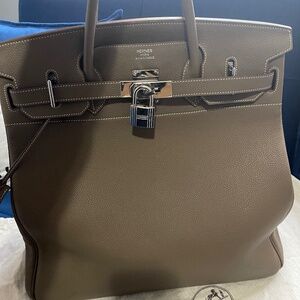 Hermes Birkin 35 leather handbag